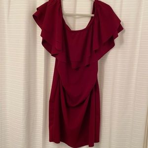 Maternity Off The Shoulder Cocktail Dress